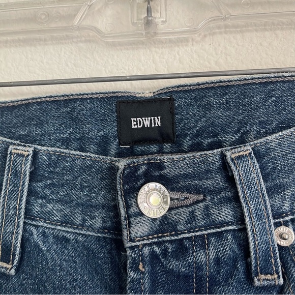 EDWIN Kali Ankle in Wipeout 5 Pocket Denim Jeans - Picture 3 of 8